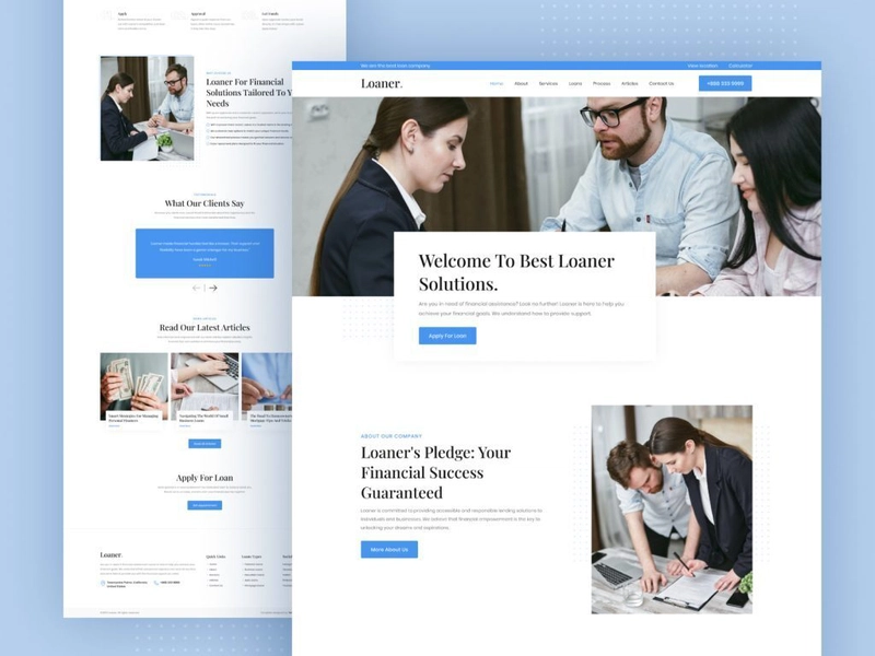 Loaner – Loan Company Template
