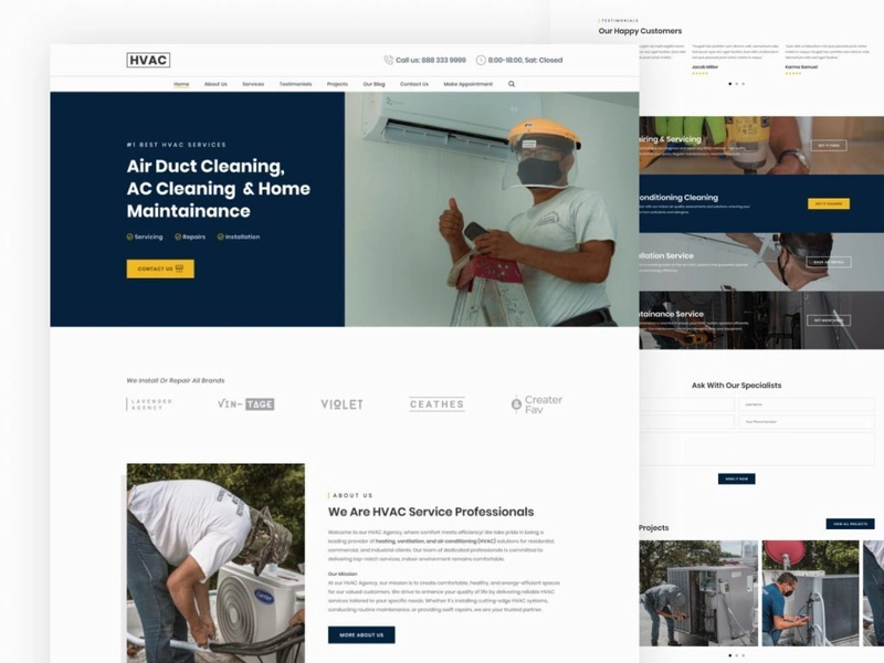 HVAC – HVAC Services Template