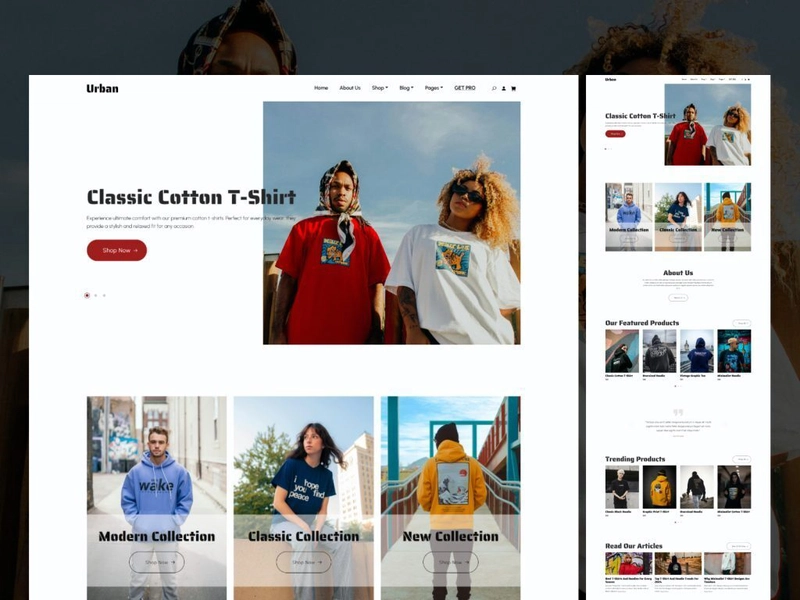 Urban - T-Shirt Store Template