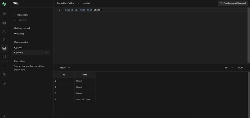 SQL 查询