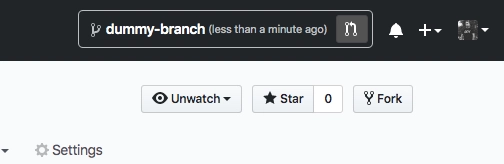 Refined GitHub 提示用户创建 PR 的屏幕截图