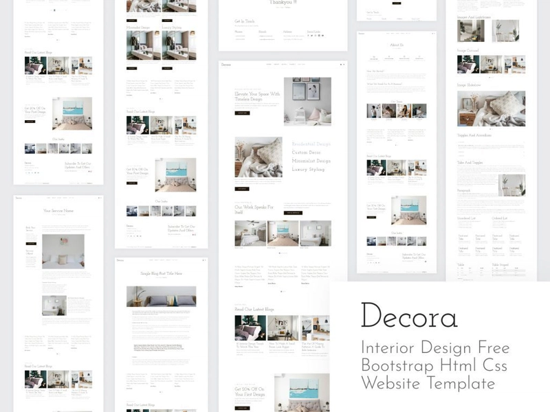 Decora - Interior Design Template