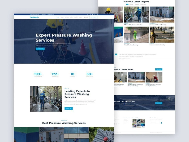 JetWash - Cleaning Services Template