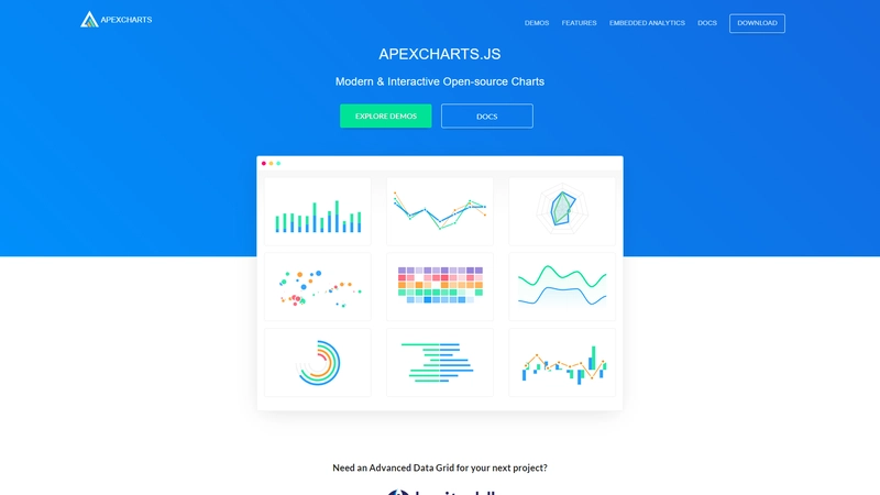 ApexCharts JavaScript 图表库开源