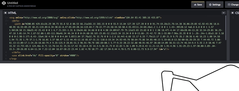 CodePen 包含 HTML
