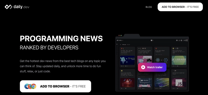 daily.dev 网站