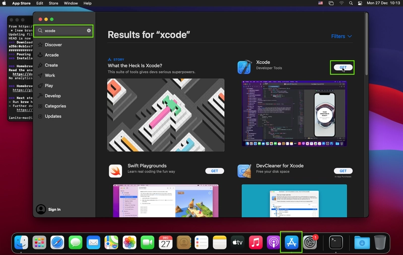 Apple Store Xcode
