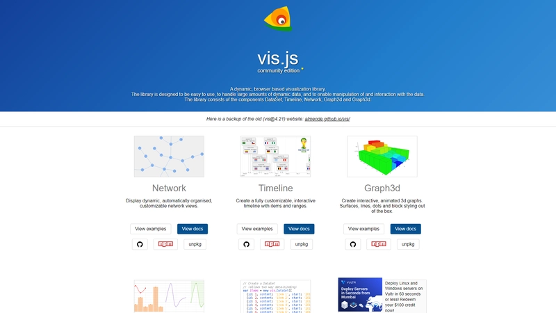 Vis.Js 图表库