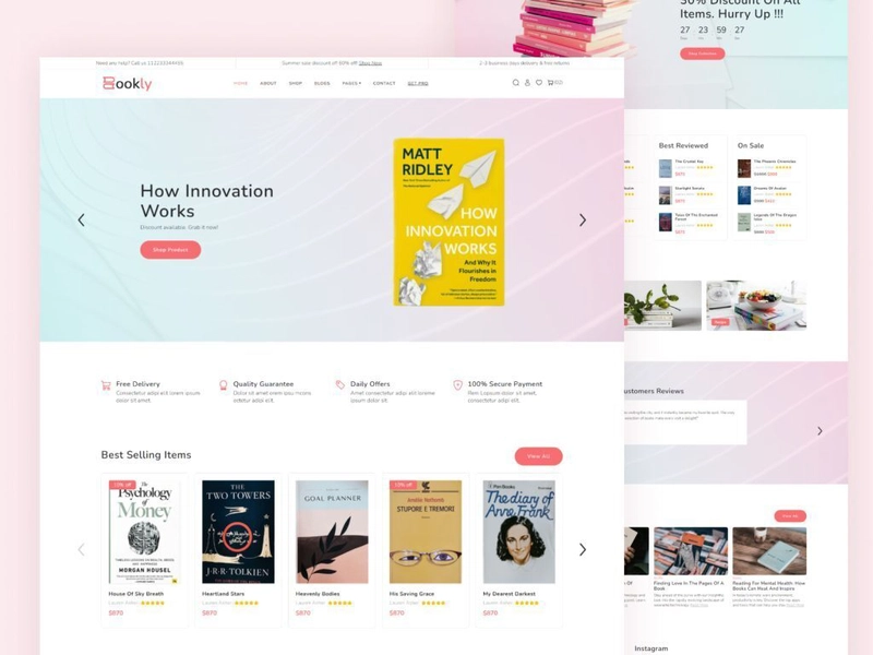 Bookly – 在线书店
