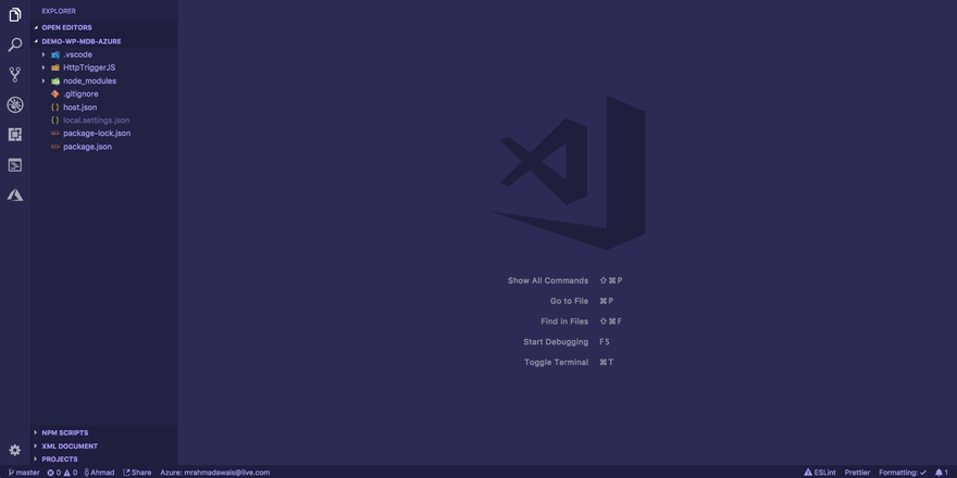 MongoDB Atlas、Microsoft Azure 和无服务器函数的 GIF