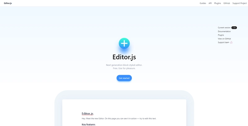 Editor.js 登陆页面