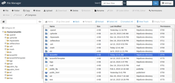 cPanel 文件管理器