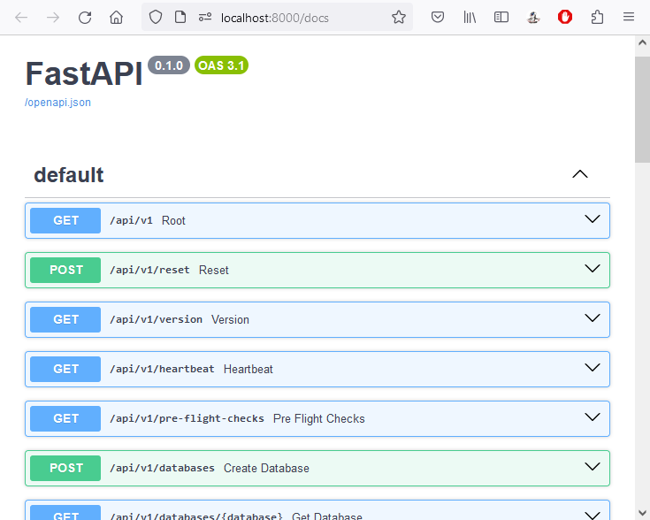 Chroma OpenAPI