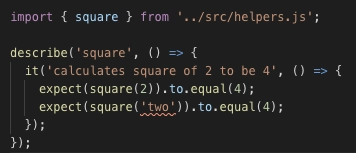 VSCode 的屏幕截图显示了与第一张图相同的类型检查,但使用了带注释的 JavaScript 文件