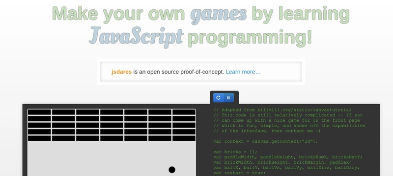 JsDares JavaScript 游戏