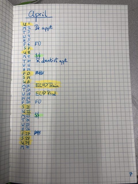 新月份的空白日历 新月份的空白日历