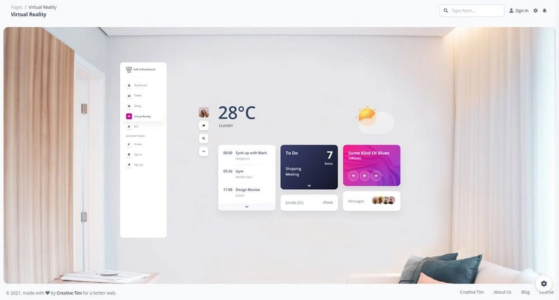 免费仪表盘 - Soft UI 仪表盘