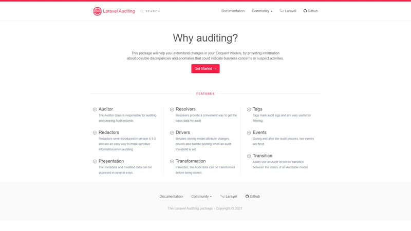 Laravel 审计