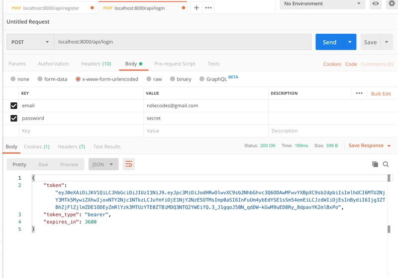 Lumen 登录示例 Lumen 登录示例