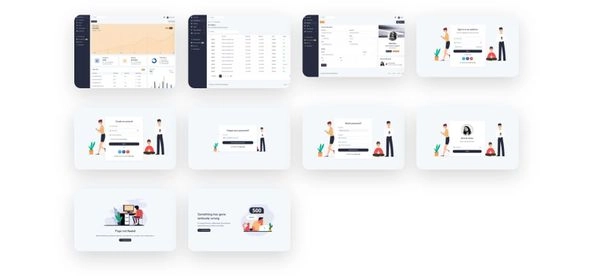 Bootstrap 5 模板 - Volt 仪表盘。