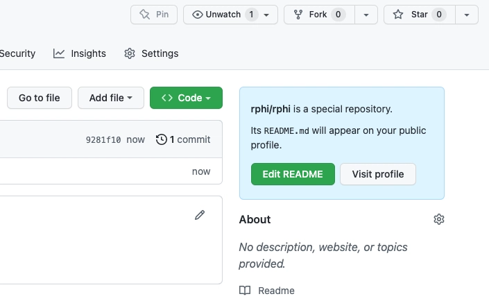 GitHub 编辑 README