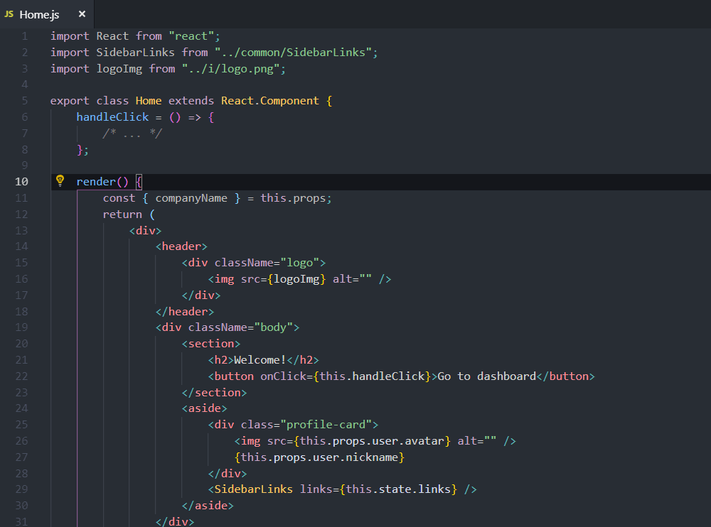**VSCode React 重构**