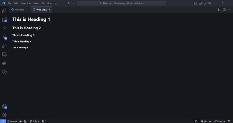 Web 视图面板