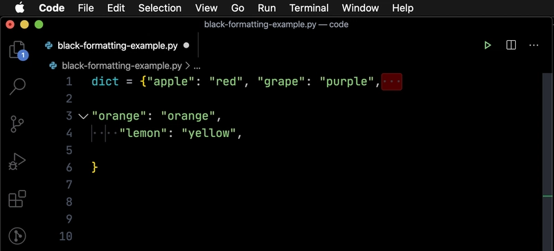 格式化前的代码