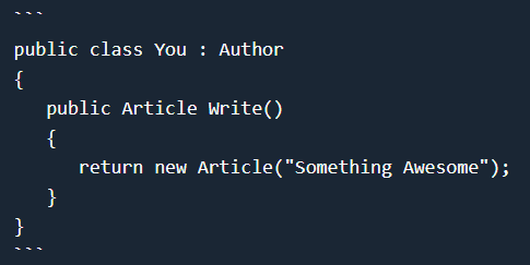 Dev.to Markdown