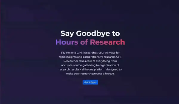 gpt研究员演示