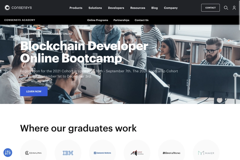 Consensys Bootcamp 网页