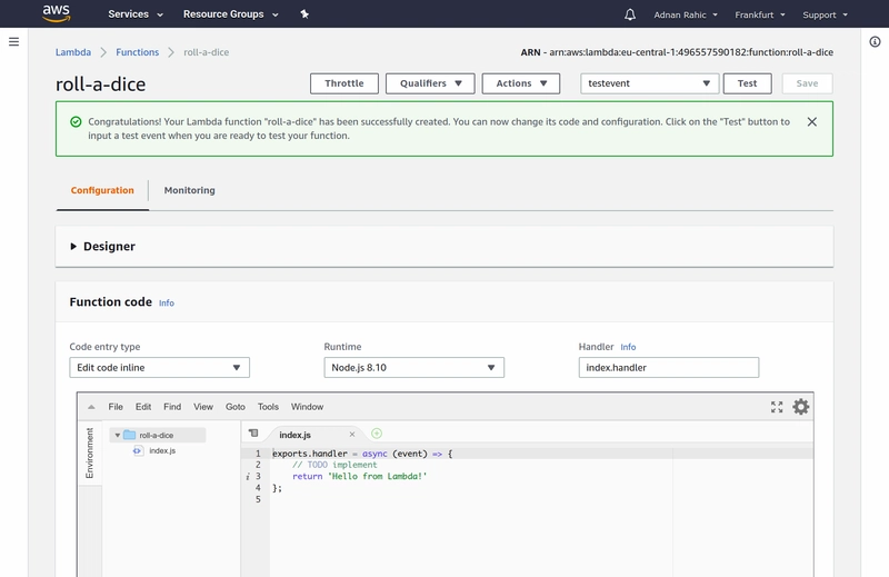 函数内联编辑器
