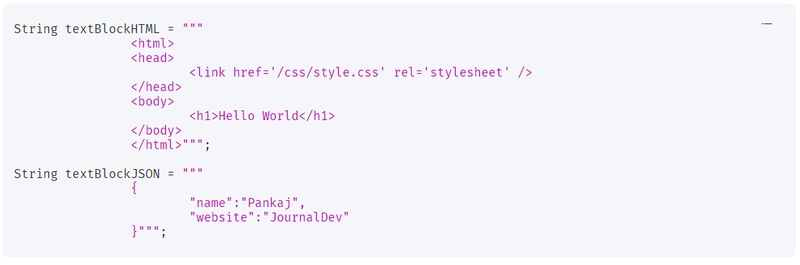 JSON HTML 13