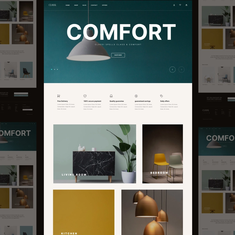 Classi – 适用于家具店的 Bootstrap 5 HTML 模板
