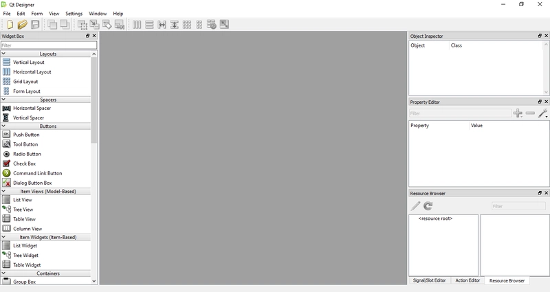 PyQT5设计器