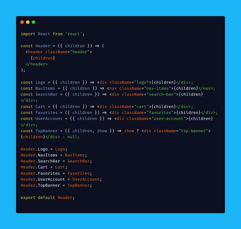 React 代码:复合模式