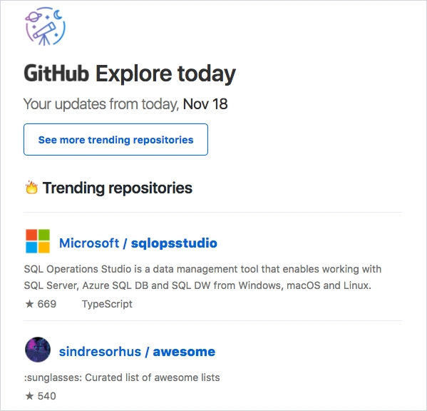 GitHub 探索