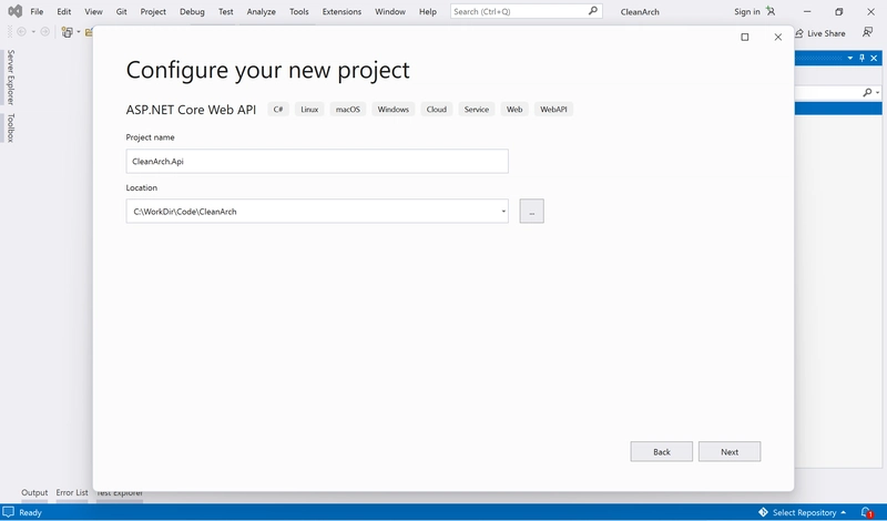 CleanArch API 01