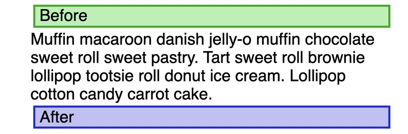 相同的多行段落，但