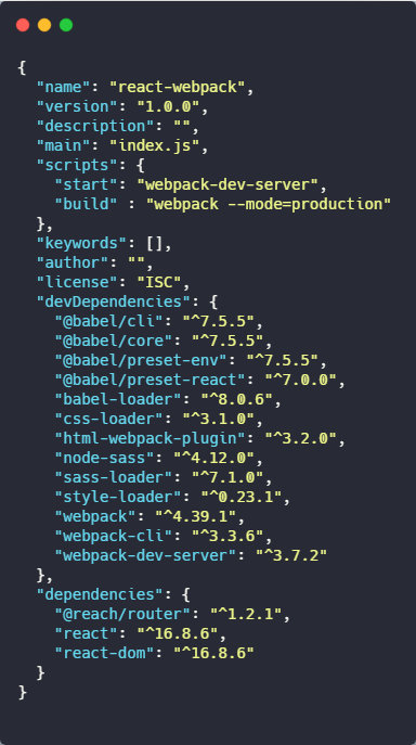 包.json