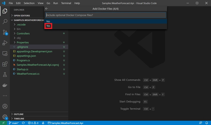 VS Code Dockerfile 创建步骤 4
