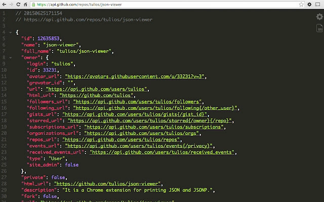 JSON Viewer Chrome 扩展程序
