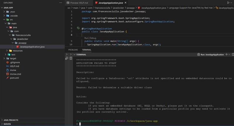 Java Spring Boot 运行失败:原因:无法确定合适的驱动程序类