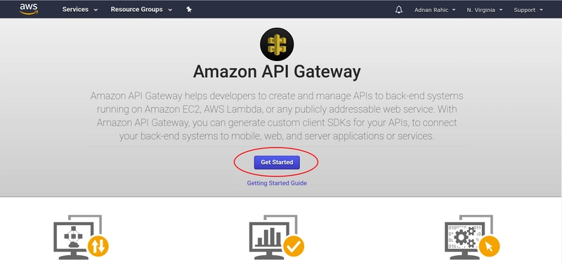 开始使用 API 网关