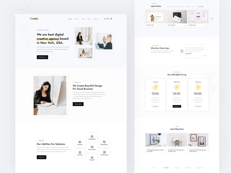 Creatify - Free HTML Template for Digital Marketing Website