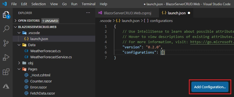 启动 json
