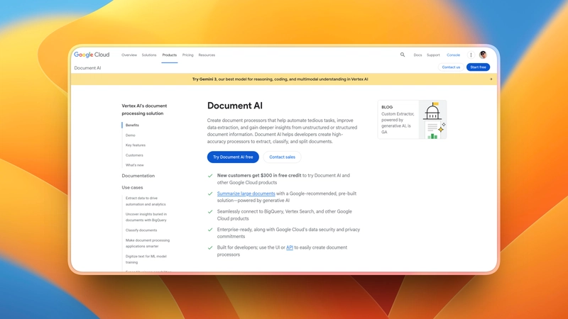 Google Cloud Document AI