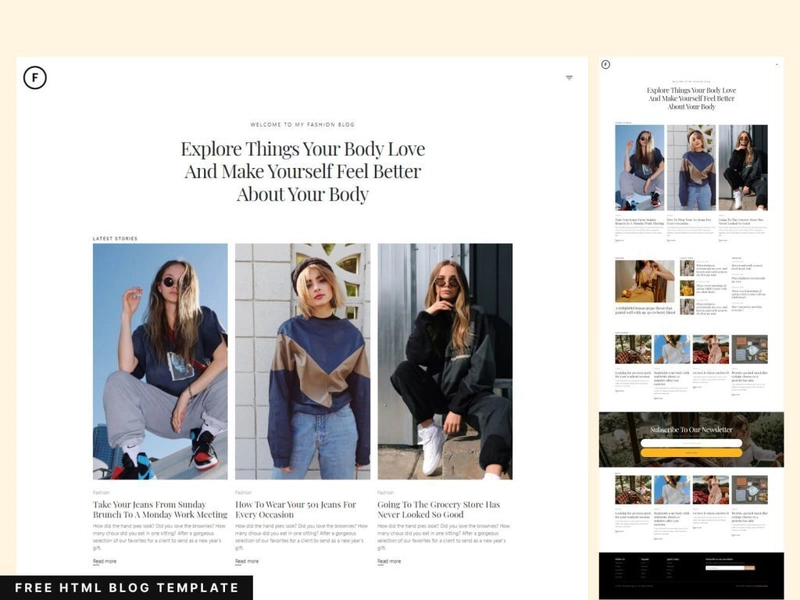 Frida - Free Bootstrap 5 HTML Blog Template