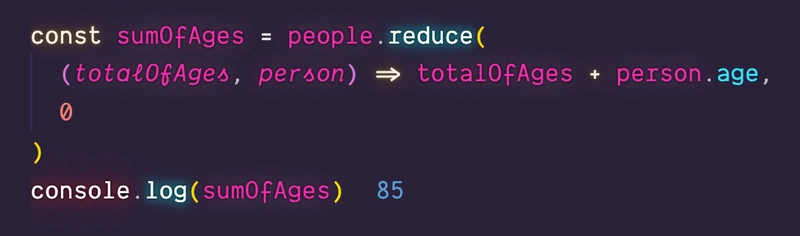 ES6 Reduce 循环
