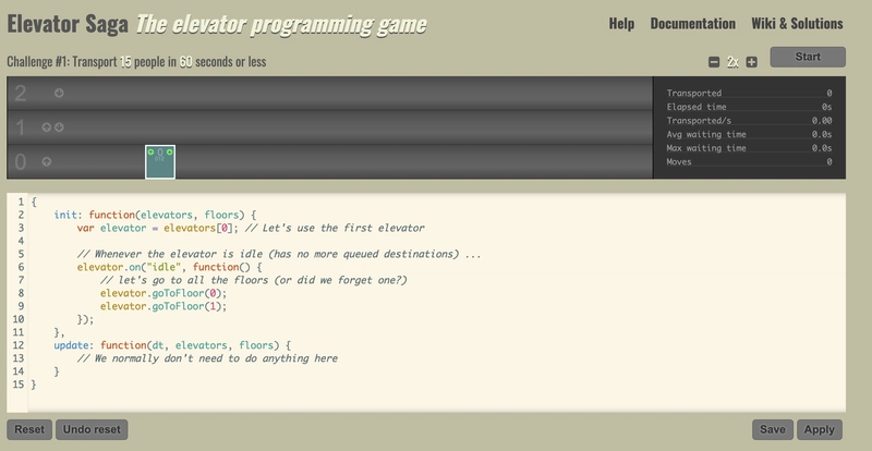 ElevatorSage JavaScript 游戏